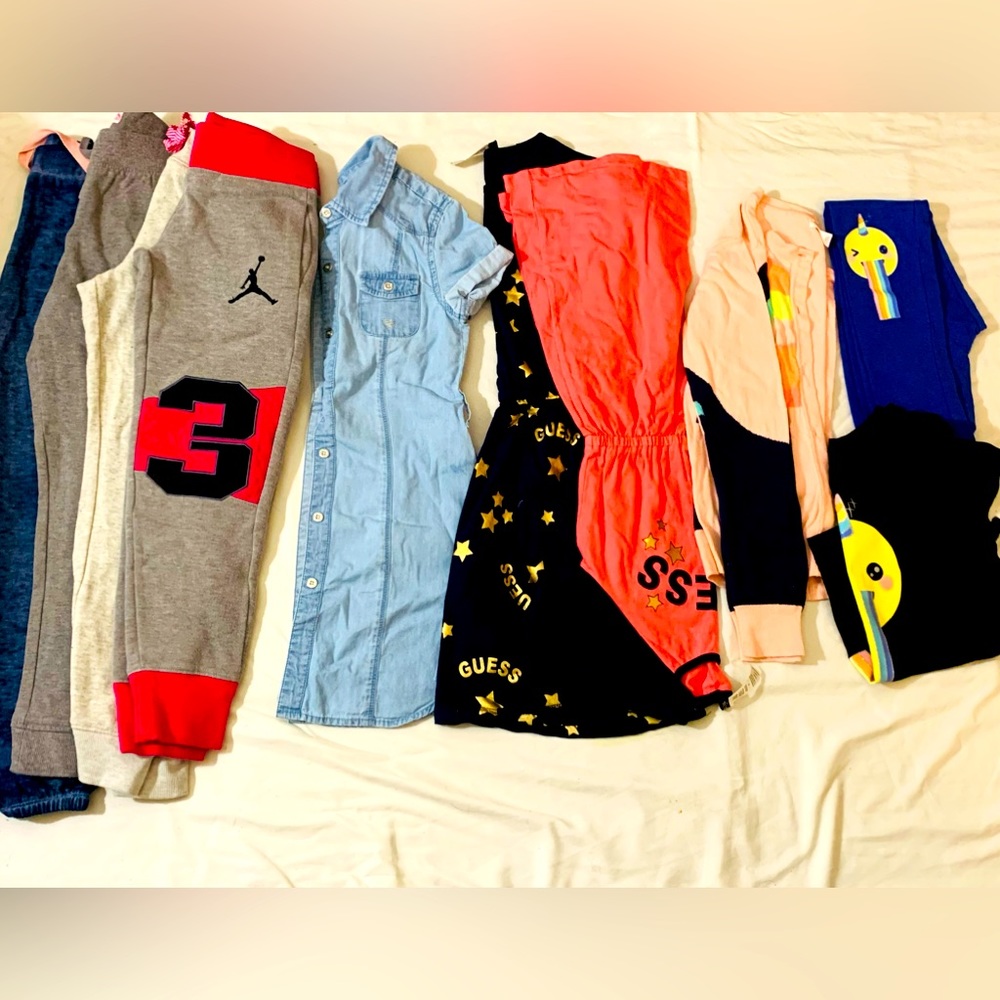 Little girls 10 piece fall/winter bundle size 7/8